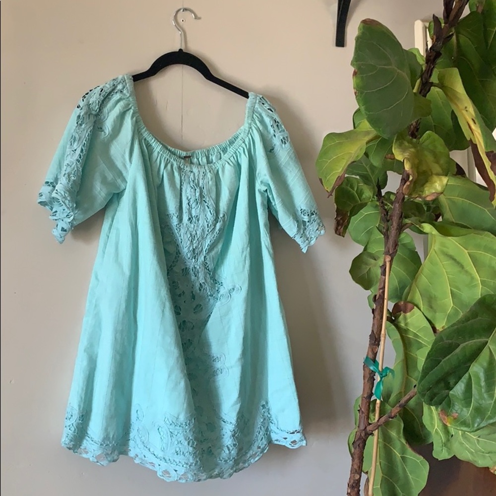 Free people lace tunic dress